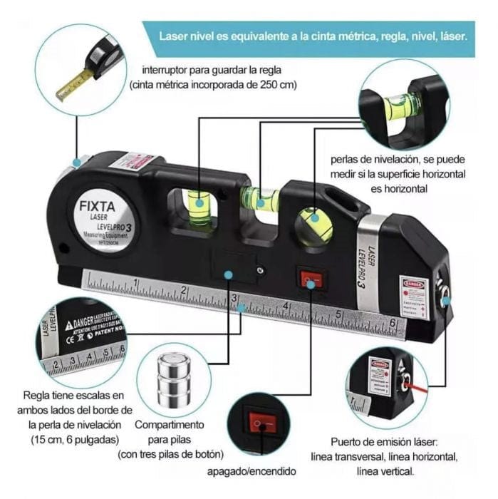 NIVEL LASER PRO MULTIFUNCIONAL